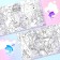 Long coloring "Magic animals", anime