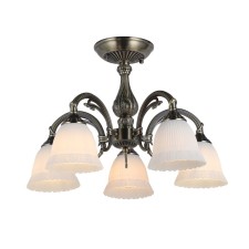 Ceiling lamp 5x60W E27, size 53x53x35 cm
