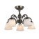 Ceiling lamp 5x60W E27, size 53x53x35 cm