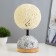 The desktop "Neonila" E14 40W is black 12x12x30cm Risalux