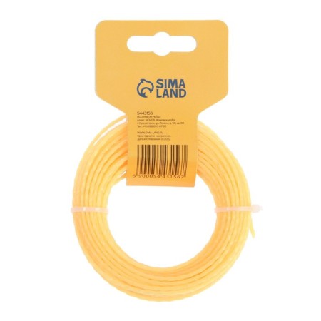 Tundra trimmer fishing line, cross -section with a twisted square, d = 2 mm, 15 m, nylon-1