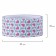 Adhesive Washi-tanks for the decor "heart", 15 mm x 3 m (set 7 pcs) rice paper