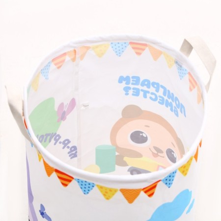 Basket for storing toys "Play Together", 45 x 35 cm, white-5