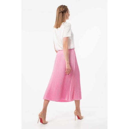 Female skirt, size 42, pink color-8