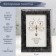 Photo frame plastic 10x15 cm "Silver patina on black" 18x13 cm