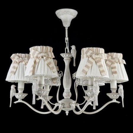 Maytoni ARM013-06-W, 6HE14, 40W, 61x61x87 cm, white antik color-12