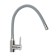 Accoona A48104T kitchen mixer, single -leaf, with nut, stainless steel, gray/satin