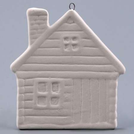 Christmas tree decoration for coloring "hut", with a suspension-3