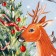 New Year's towel "Ethel" New Year Forest 40x73cm, 100% HL, sarzha 190 gr/m2