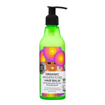 Hair balm Planeta Organica, moisturizing, 250 ml
