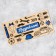 An envelope for money with a wooden element "Congratulations!" Men's accessories, 16.5 x 8 cm