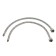 Accoona A96103 shell mixer, single -leaf, with a nut, stainless steel, satin