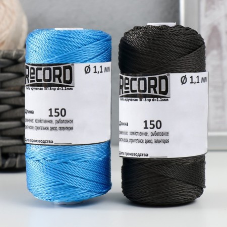 Thread twisted PP 3PR d = 1.1mm (150, Sin, Chern, C4 "Set 2 pcs)