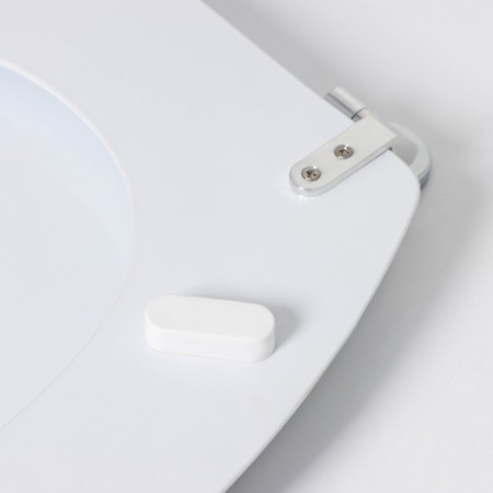 Toilet seat, 45 × 35 × 5 cm, white color-4