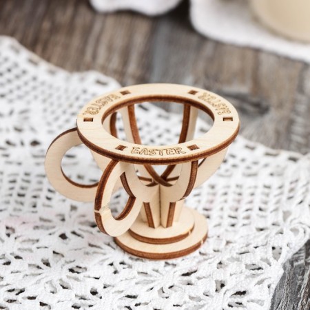 Easter egg stand, 1 cell, 6 × 6 × 5 cm-1