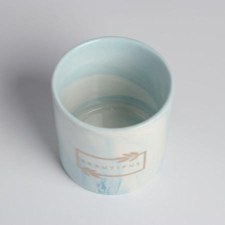 Ceramic glass with embossing, "beauty", 10 x 10 cm-4