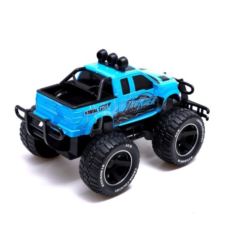 Radio -controlled jeep "Bigfoot", 1:14, works from the battery, the color is blue-2