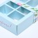 Box for sweets 6 pcs, "pink roses" 13.7 x 9.8 x 3.9. Confectionery packaging