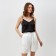 Women's shorts Minaku: Enjoy Milk color, rr 44