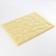Universal rug for a bowl and a tray “Bones”, 30x40 cm, beige