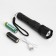 Manual battery flashlight 1500 lm, 4.2 V, 1200 mAh, 200 m, p50, COB, 5 modes