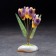 Souvenir "Crocus flowers", 5 flowers, selenite