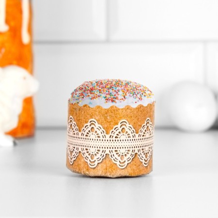 Paper form for cupcake, muffins and kulich "Rustik" 60x45 mm, mix-1