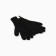 Women's gloves MIST with fingers, rr 25cm, black