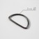 Semi -ring for bags, d = 40 mm, thickness - 3 mm, 10 pcs, nickel color