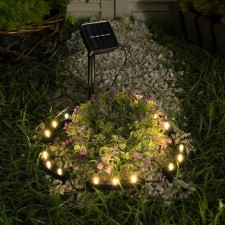 Garden lamp on the sunny battery 