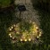 Garden lamp on the sunny battery "Hoop", 15 LED, glow warm white