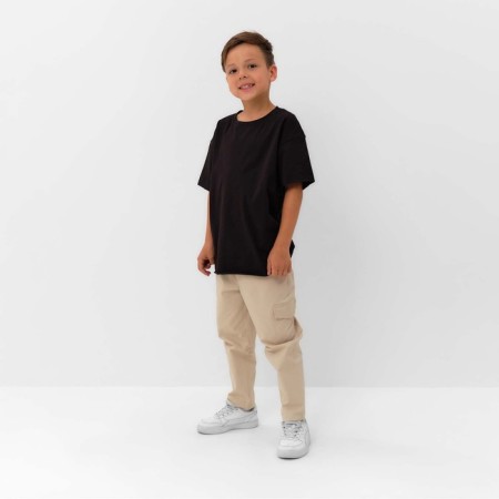 T -shirt Children's KAFTAN "BASIC Line", p. 32 (110-116 cm), black-1