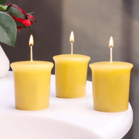 Aromatic candle "Vanilla cupcake", vanilla cake, set 5x4.5 cm, 3 pcs
