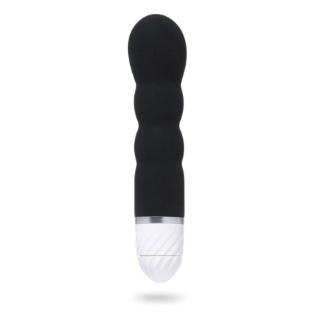 Vibrator with stimulation of the point G, 17 x 3.5 cm, black-1