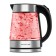 Electric kettle Galaxy Line GL 0561, glass, 1.7 l, 2200 watts, silver-black