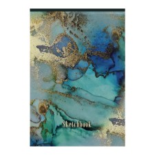 A5 sketchbook, 40 sheets on the gluing on the short side of the 