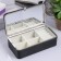 Casket to the leatherette for jewelry "Mini" black 5.6x18.2x10.2 cm