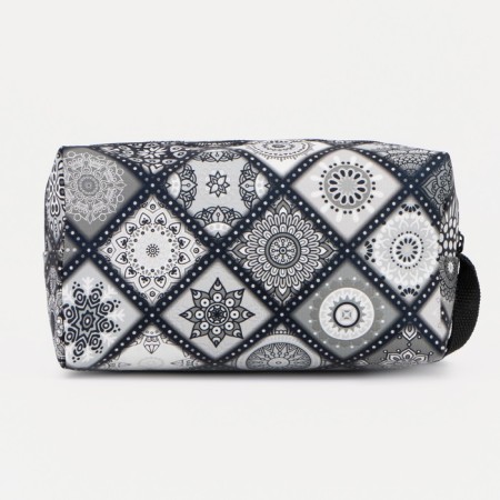 Lightning cosmetic bag, gray color-1