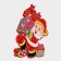 Decorative sticker "Grandfather Frost with gifts" 44x32 cm