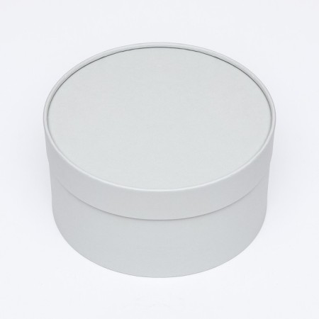 Gift box "Frilly" ash-gray, hooked without a window, 21 x 11 cm-1