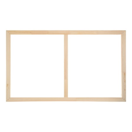 Piece for Calligrata canvas, 1.8 x 60 x 100 cm, frame width 36 mm, pine