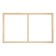 Piece for Calligrata canvas, 1.8 x 60 x 100 cm, frame width 36 mm, pine