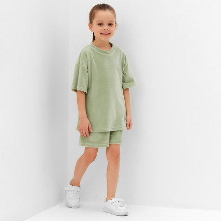 Kid for children (T-shirt, shorts) KAFTAN PLUSHY R.34 (122-128), Green-7