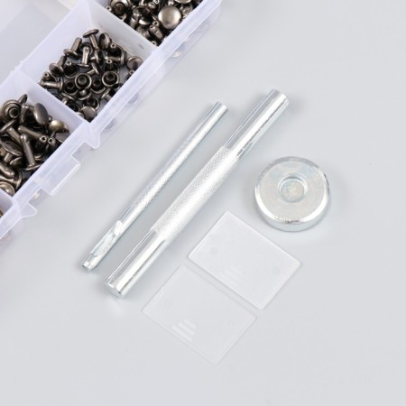 Ground set 180 pcs 12 species (8x12 mm; 8x8 mm; 6x6 mm) 17.2x9.5x2.3 cm-3