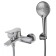 Lemark Bronx LM3714GM bath mixer, single -leaf, pour 168 mm, watering can, chrome