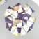 Cardboard Biro "Congratulations. Blue with gold" set of 10 pcs (5 types) 4x6 cm
