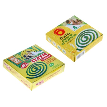 Spirals from mosquitoes and flying insects "Data", 10 pcs