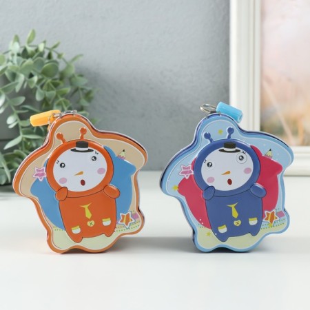 Piggy bank Metal "Funny Alient" MIX 5.5x9.5x10 cm-1