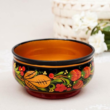Cup "Berry", medium, 15 × 7 cm, Khokhloma-7