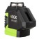Laser level RGK PR-81G, 40 m, 360 °, 3 rays, 515 HM, 1/4 ", 5/8"